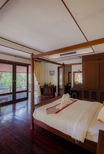 วิลล่าส่วนตัวเตียงคิงไซส์ห้อง