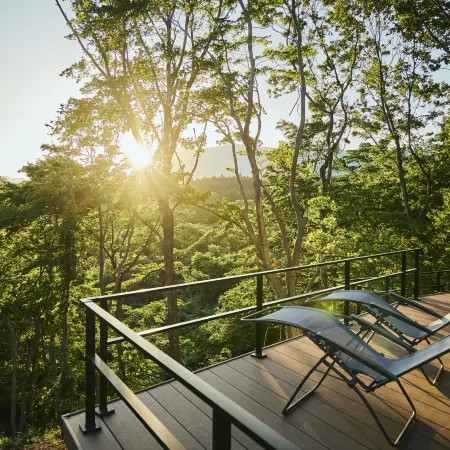 Luxury villa with sauna, BBQ, fire pit, stream and forest bathing — COCO VILLA Nasu Highland