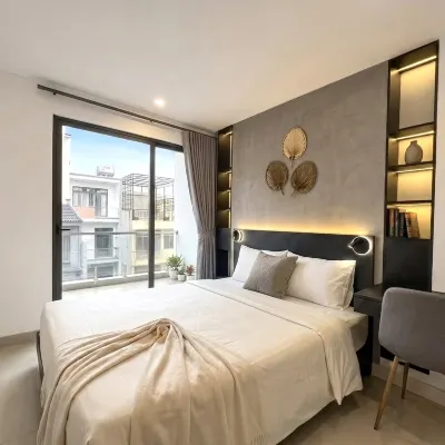 Sunny Residence Apartment Kim Ma Thuong โรงแรมใกล้ล็อตเต้ ออบเซอร์เวชั่น เด็ค