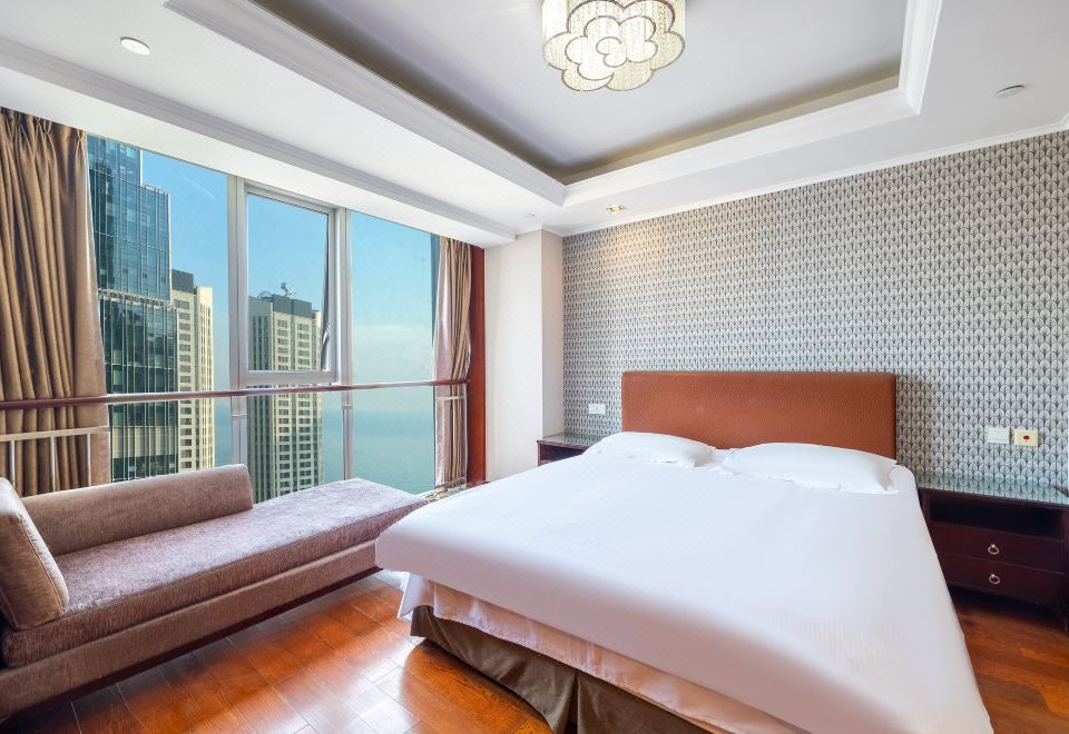 [멜로디 오션뷰 호텔 레지던스의 거실 공간]