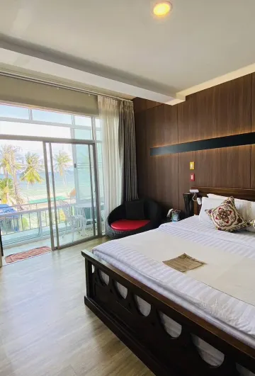 ห้องเตียงคิงไซส์พร้อมวิวทะเล