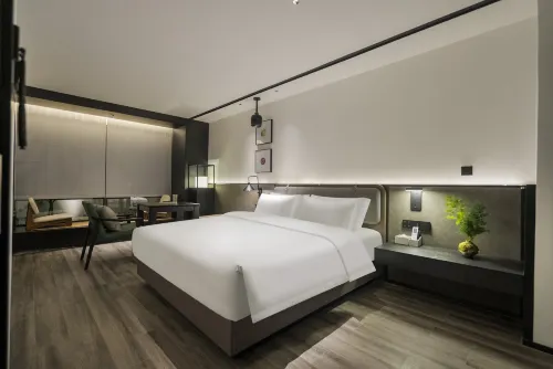 WondIsland Mandao Hotel (Leshan Zhanggongqiao Food Street Branch) - bar