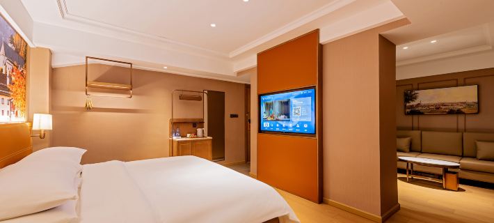 Vienna Hotel (Luohe Station Xintiandi Pedestrian Street Branch) Hotéis em Luohe