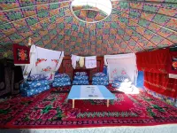 White Felt Tribal Camp