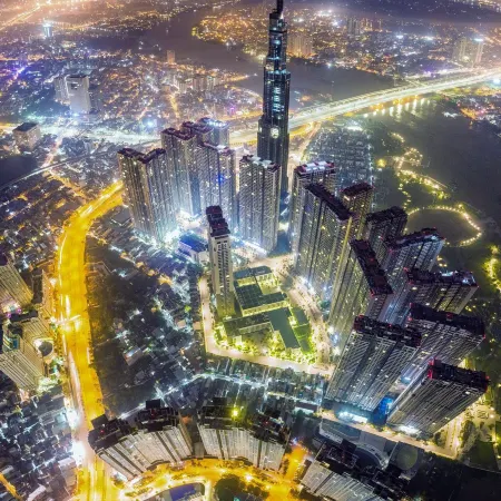 Cityhomes Suite - Vinhomes Central Park Отели рядом с достопримечательностью «Небоскреб Landmark 81»
