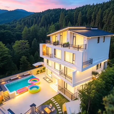 Youyizhai · Mountain - Viewing Private Bath Villa, a Parent - child Holiday Homestay