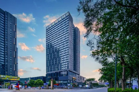 Rezen Longhh Apartment (Beibei Park Metro Station Meidi Headquarters Branch) Отели рядом со станцией Beijiao Railway Station