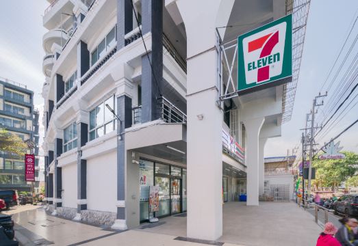 좀티엔 해변 풍경