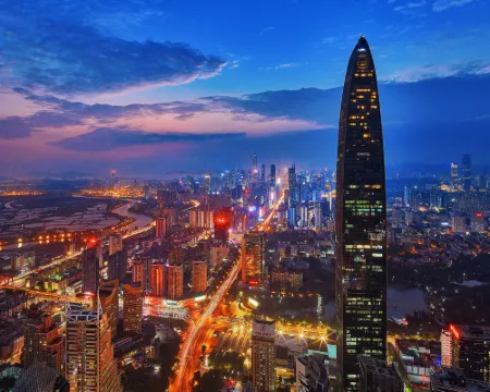 深センセントレジスホテル 深センのホテル