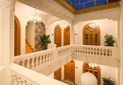 카슈가르 행복여행 민박의 아늑한 내부 모습 사진