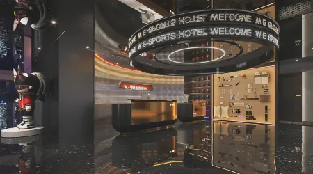 Yicheng W Yueta E-sports Hotel (Zizhong Road Daxia City) Отели рядом с достопримечательностью «Yicheng General Zhang Zizhong Memorial Hall»