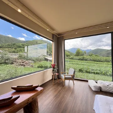 Mosuo Courtyard in Yeli, Lugu Lake Township
