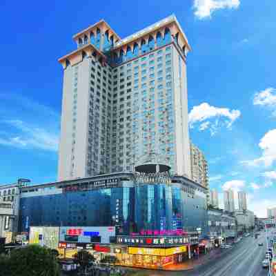 越家·地中海酒店（新餘火車站抱石公園店） Hotel Exterior