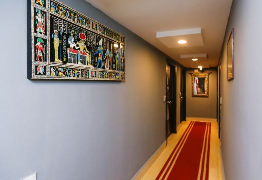 터쿼이즈 피라미드 뷰 호텔 루프탑 또는 객실 내부