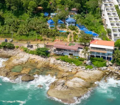Naiharn on the Rock Resort Phuket Hotels near Nai Han Beach