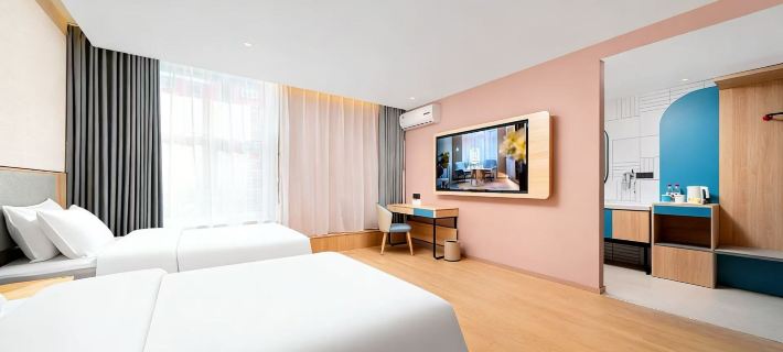 Home Inn (Jixi Station Maternal & Child Health Hospital Branch) Hotel a Jixi