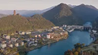 Dongjiang Lake Zixi Rusi Cultural Hotel - غرفة مطلة على الجبل
