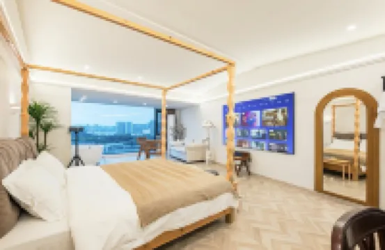 Spring River View Design Guesthouse (Chaoyang Square Subway Station Sanjie Liangxiang)