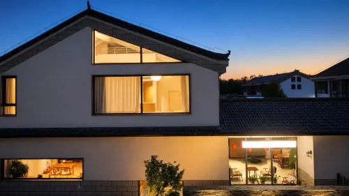 Zhangye · Ruchu EVERSO Qiye Luxury Design Guesthouse (National Wetland Park) - Mountain view