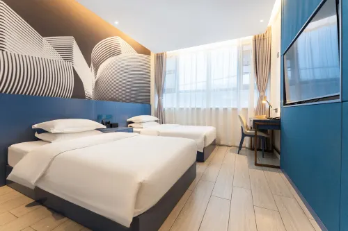Luanchuan green lemon Art Hotel - مطابخ