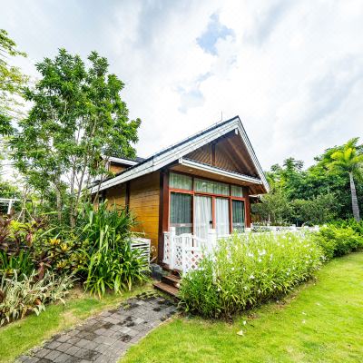 一房一廳木屋（獨棟別墅+户外草坪+燒烤庭院） 珠海橫琴星樂度露營小鎮優惠