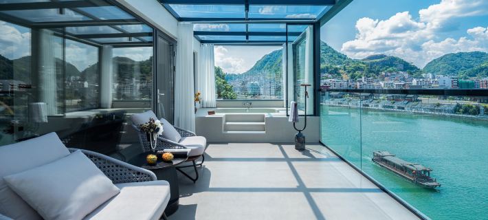 Zhenyuan · Not Late Romantic Panoramic Private Soup Designer Vacation Homestay Hotels in Zhenyuan County