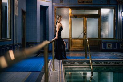 屋内プール ミレニアム ビルトモア ホテル ロサンゼルスの写真