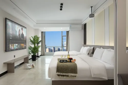 Yueji Homestay Hotel (IFS Guojin Center Branch, Wuyi Square, Changsha) - Apartemen