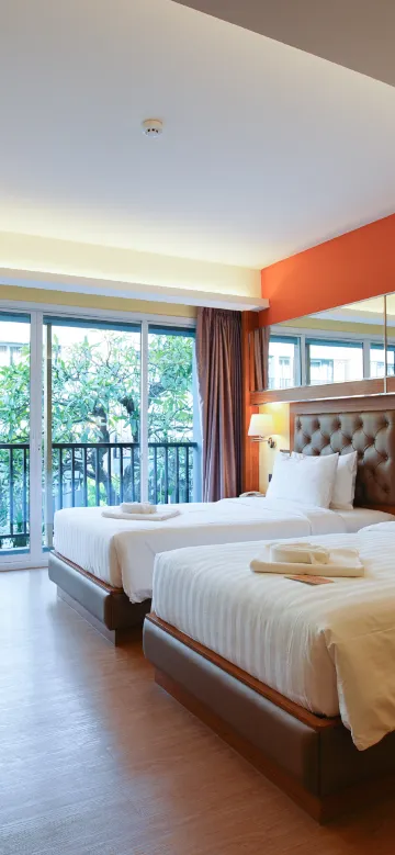 ห้องซูพีเรียร์ เตียงใหญ่ 1 เตียงหรือเตียงเดี่ยว 2 เตียง