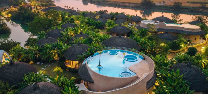 Chongzuo in the wild night set, see wild luxury Villa Hotels in Chongzuo