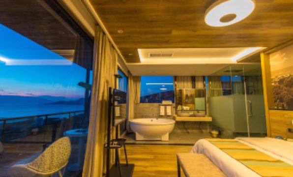 Dali romantic sea area designer holiday sea view villa