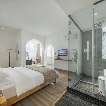 Moganshan Yanquan. Wenquan · Mianbaoyao. Designer Tropical Ins Style Vacation Apartment (Yucun)
