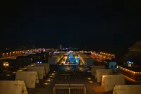 Lonely space desert glamping hotel