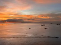 Modern Boutique Seaview Sunset 1BR with 2 Infinity Pools Next to Okada Airports MOA - 오션뷰