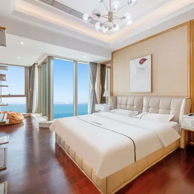 如錦庭海景公寓式酒店（大連東港商務區威尼斯水城店） 鄰近大連海昌東方水城的酒店