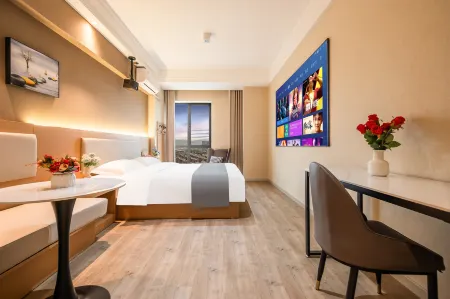 Qianyue Yunyingyin Hotel (Yuedengge Subway Station) Отели рядом с достопримечательностью «Xi'an Siyuan University»