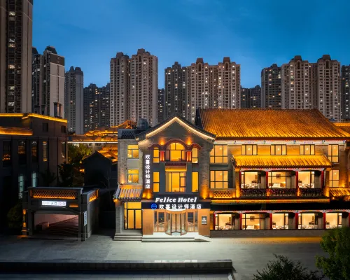 Huanxi Designer Hotel (Lanzhou Center High-Speed Rail West Station Branch) โรงแรมในหลานโจว