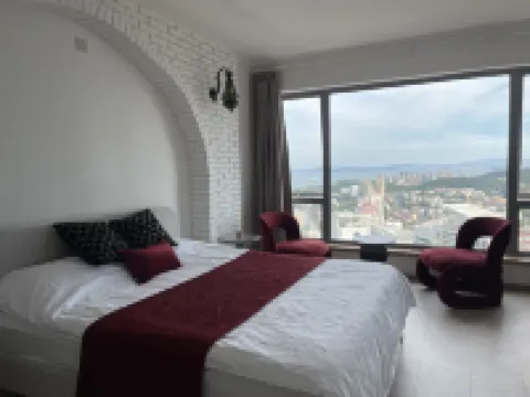 所図・暮藍嶼オーシャンビュー民宿（第一海水浴場）