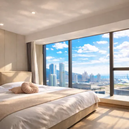 Dalian • Haiyu Manman | Beside The Waves • Themed Loft Scenic Apartment (Xinghai Square)
