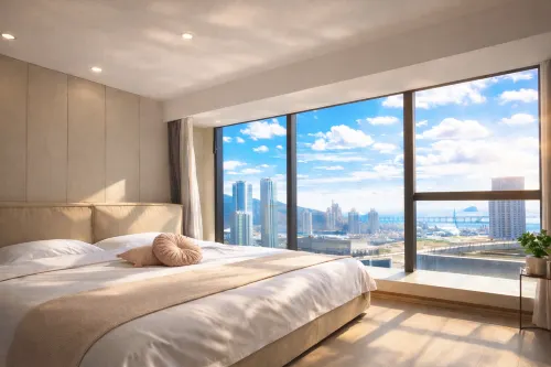 Dalian • Haiyu Manman | Beside The Waves • Themed Loft Scenic Apartment (Xinghai Square)