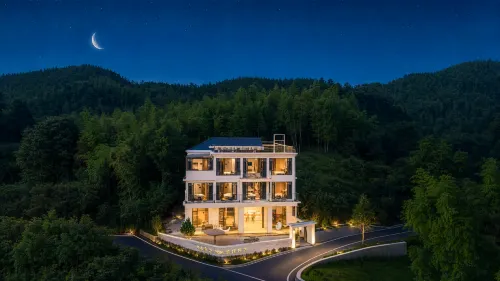 Nanchang Yunshang Qingye Villa Vacation Apartment - Bergblick