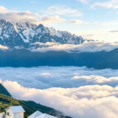 Manxingyu|270° Snow Mountain・Sea Of Clouds・Mysterious Manor 曼星嶼・スノーシー森林（ハバ雪山）周辺のホテル