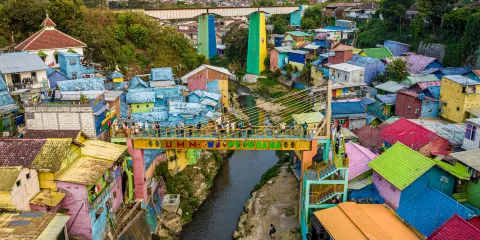 Jodipan Colorful Village