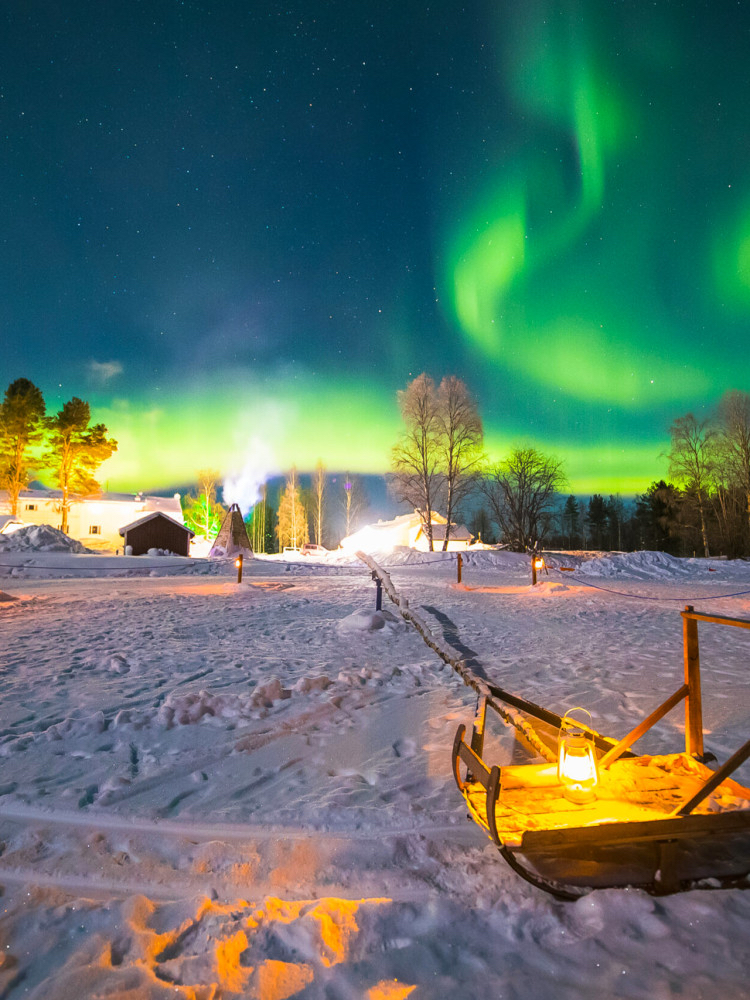 哈士奇雪橇之旅