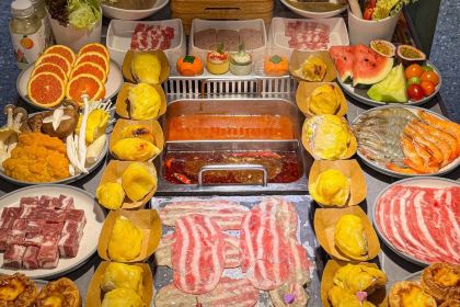 欢乐牧场海鲜烧肉自助料理