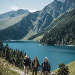 위 가문의 새끼 여행 사진