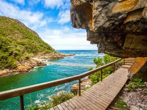Ponte sospeso sullo Storms River