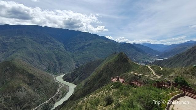 Meili Snow Mountain National Park Jinsha River Grand Bend - Viewing Platform