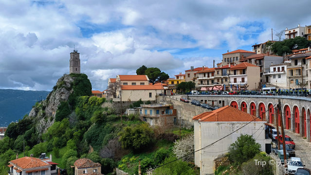 Clock Tower of Arachova