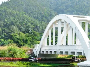 The Tha Chomphu White Bridge